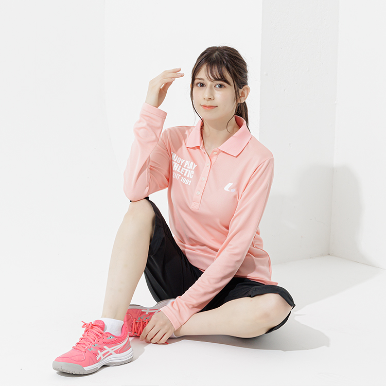 Ladies 長袖ポロシャツ XLP492 | ルーセント(LUCENT)