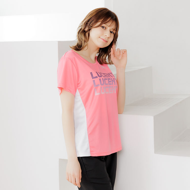 ルルレモン パット付Tシャツ サイズ6 ラベンダーピンク 新品 Ladies Tシャツ XLH233 | ルーセント(LUCENT)