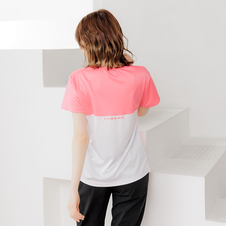 ルルレモン パット付Tシャツ サイズ6 ラベンダーピンク 新品 Ladies Tシャツ XLH233 | ルーセント(LUCENT)