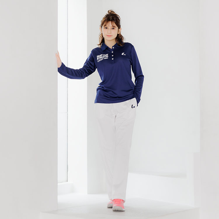 Ladies 長袖ポロシャツ XLP492 | ルーセント(LUCENT)