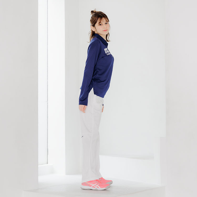 Ladies 長袖ポロシャツ XLP492 | ルーセント(LUCENT)