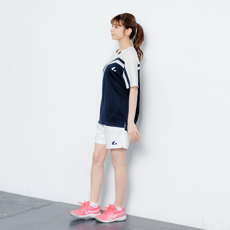 Uni ゲームシャツ（襟なし） XLH369 | ルーセント(LUCENT)