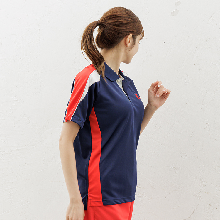 ルーセント　ゲームシャツ LUCENT LUCENT(ルーセント) Uni ゲームシャツ ネイビー テニス