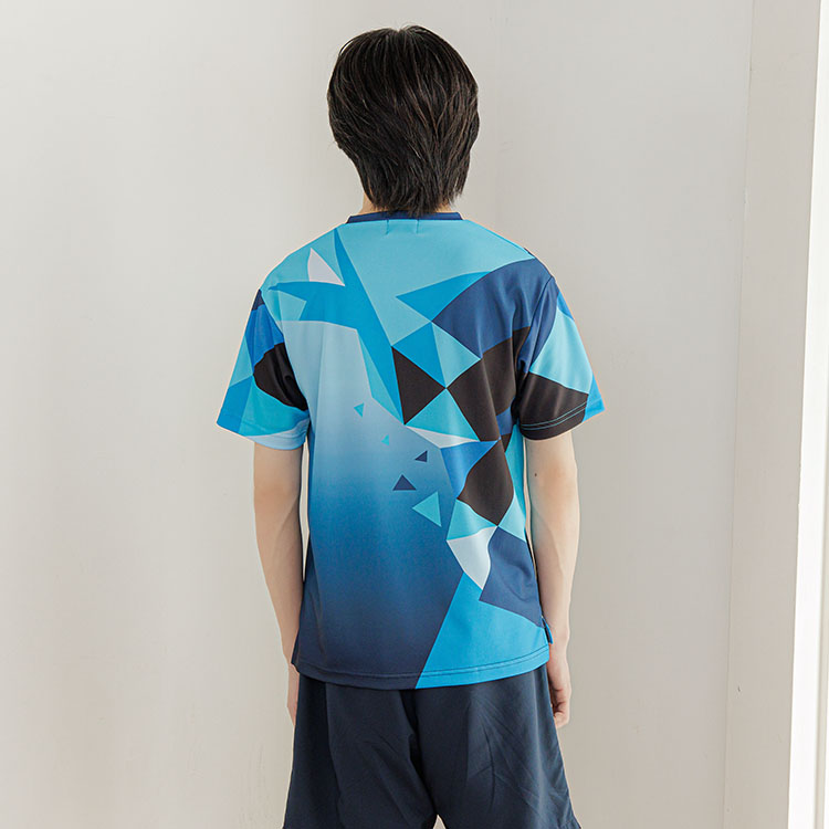 Uni ゲームシャツ（襟なし） XLH355 | ルーセント(LUCENT)