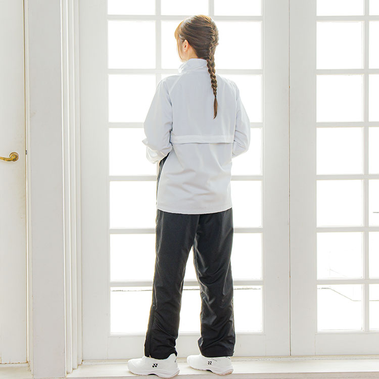 LUCENT （ルーセント） テニス ウインドウェア Uni ウォーマーシャツ ホワイト 【ホワイト】 XLW3160 ウォーマージャケット ジャケット メンズ・レディース 男性用・女性用 ホワイト 白 24FW {NP} Uni ウォーマーシャツ XLW316 | ルーセント(LUCENT)