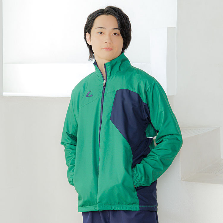 XLW3185 グリーン×ネイビー