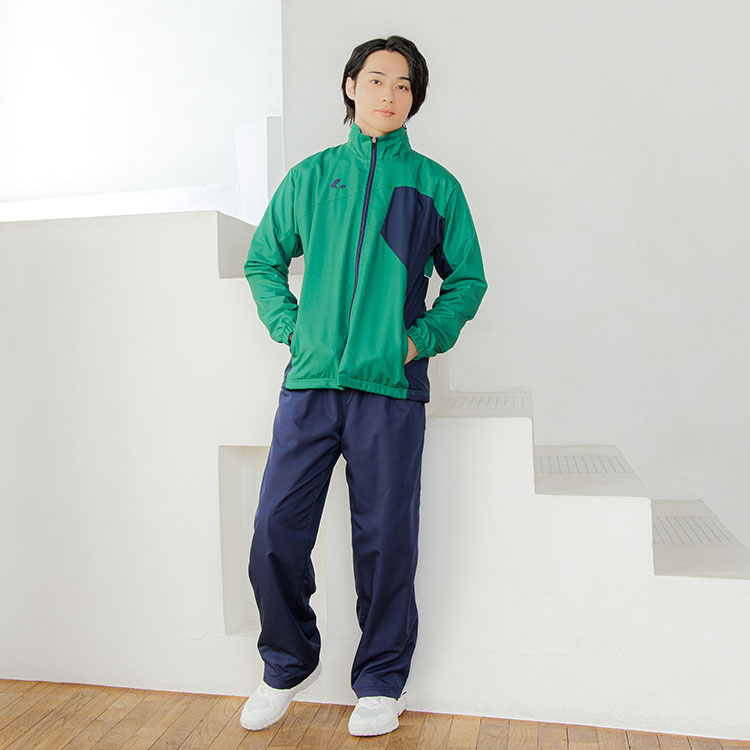 XLW3185 グリーン×ネイビー