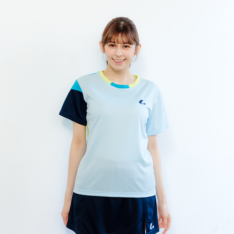 Ladies ゲームシャツ（襟なし） XLH261 | ルーセント(LUCENT)