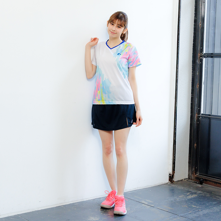 Ladies ゲームシャツ（襟なし） XLH263 | ルーセント(LUCENT)