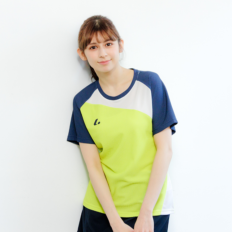 Ladies ゲームシャツ（襟なし） XLH266 | ルーセント(LUCENT)